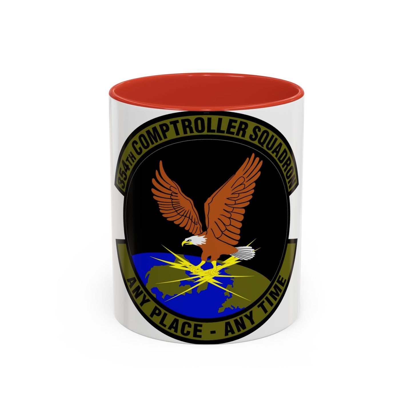 Tasse à café décorative du 354e Escadron de contrôleur (US Air Force)