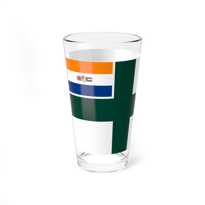 Naval Ensign of South Africa 1959-1981 (South Africa) Pint Glass 16oz