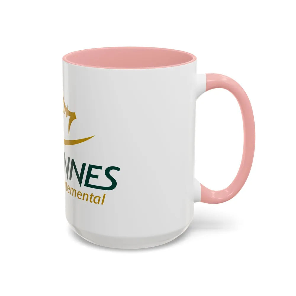 Flag of Ardennes France - Accent Coffee Mug-Go Mug Yourself