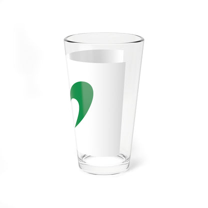 Flag of Misaki Okayama (Japan) Pint Glass 16oz