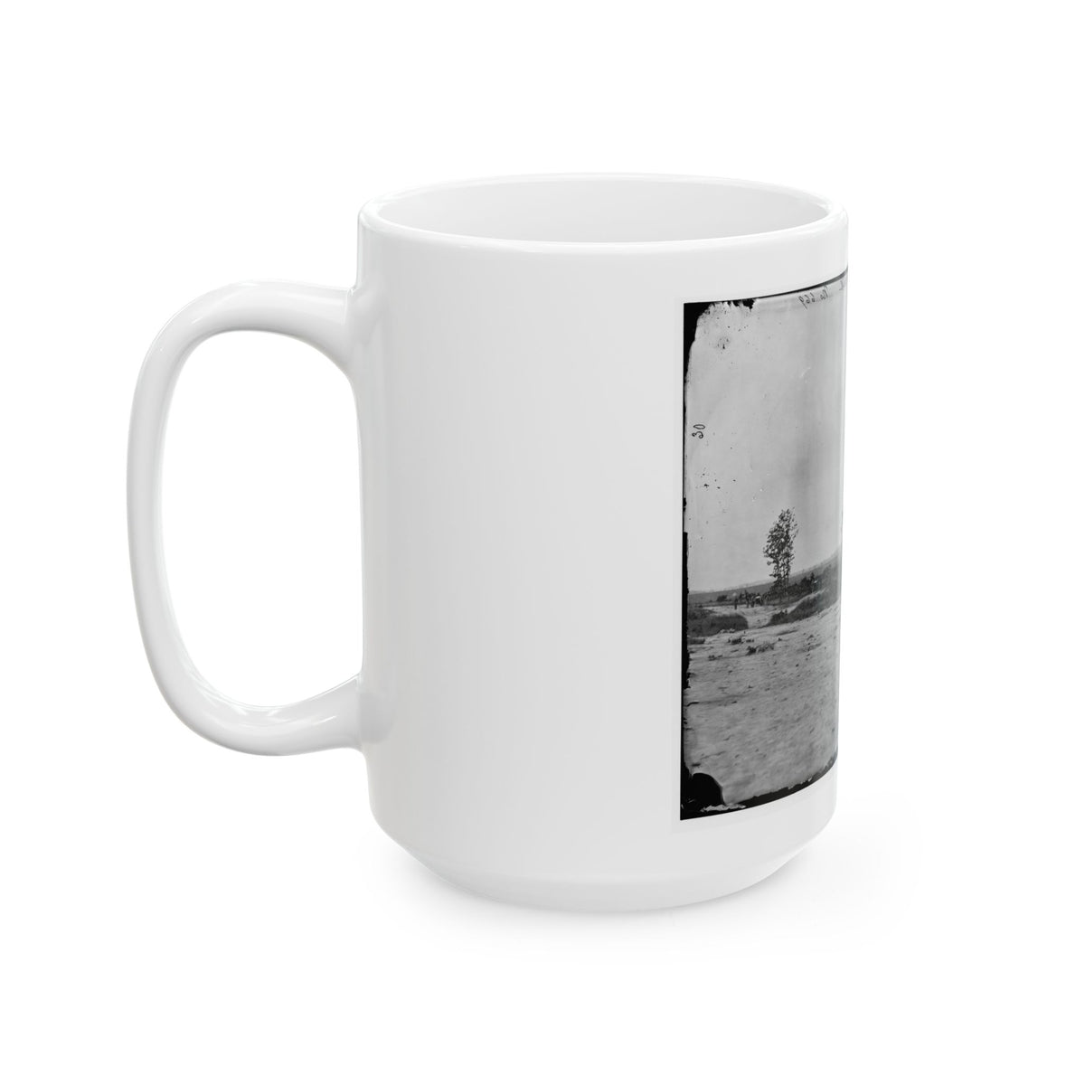 Arlington, Virginia. Light Battery At Fort Whipple (U.S. Civil War) White Coffee Mug