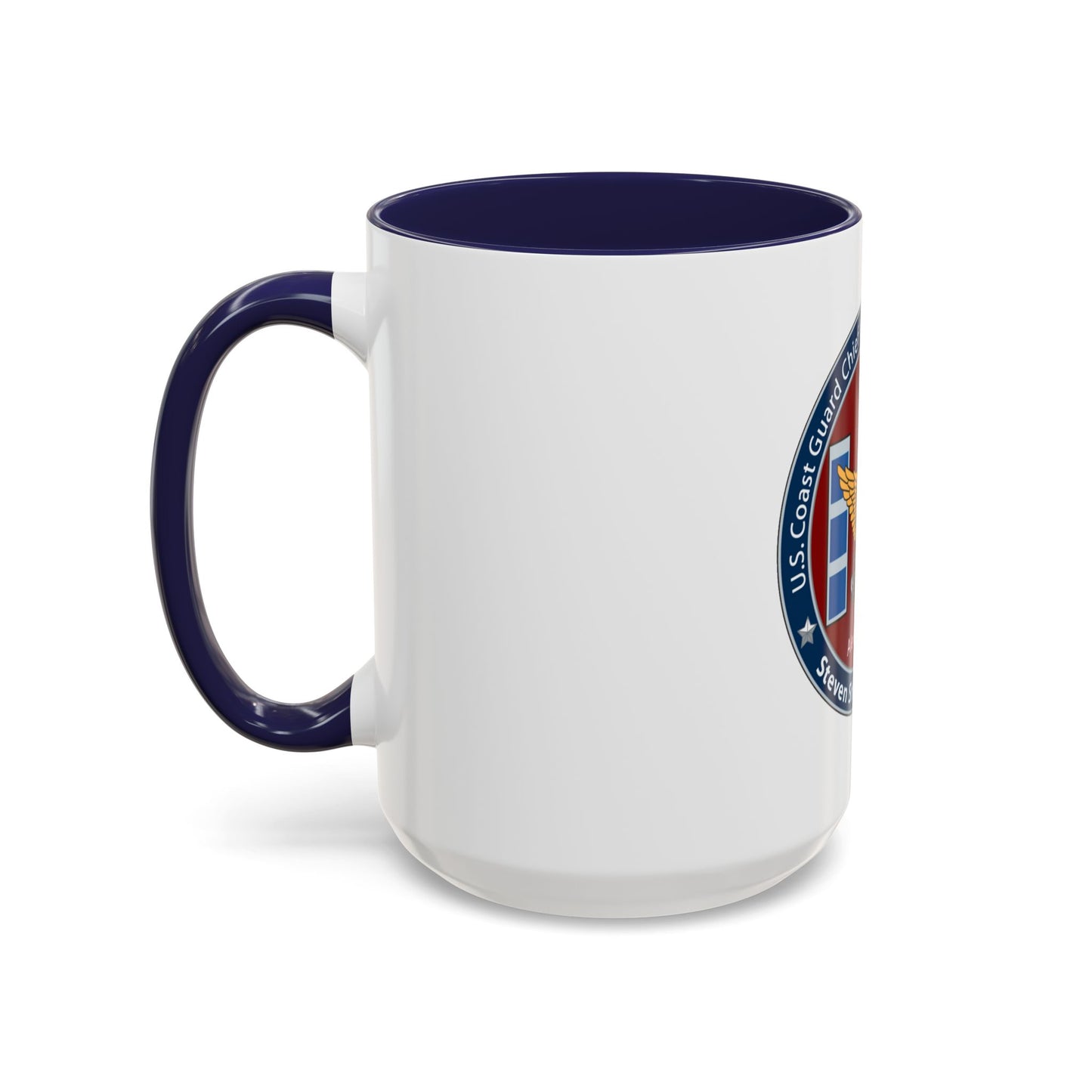 USCG CWO Assoc Steven Shields Chapter (U.S. Coast Guard) Accent Coffee Mug