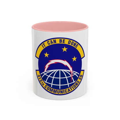 412th Communications Squadron (U.S. Air Force) Accent Coffee Mug