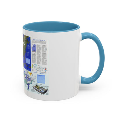 North America - Water- Precious Resource (1993) (Map) Accent Coffee Mug