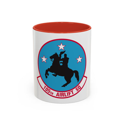 105th Airlift Squadron (U.S. Air Force) Accent Coffee Mug