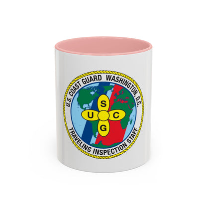 USCG Washington DC Traveling Inspection Staff (U.S. Coast Guard) Accent Coffee Mug