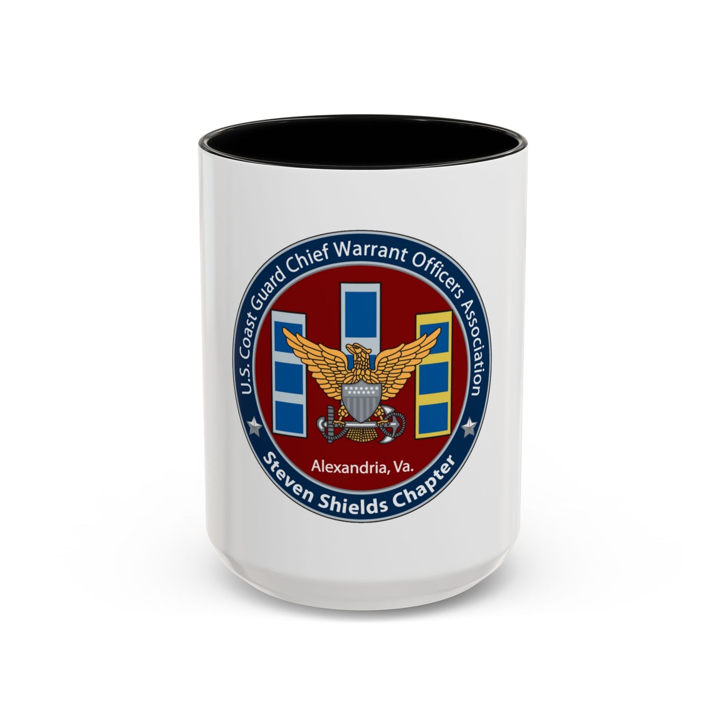 USCG CWO Assoc Steven Shields Chapter (U.S. Coast Guard) Accent Coffee Mug