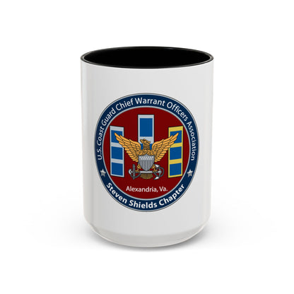 USCG CWO Assoc Steven Shields Chapter (U.S. Coast Guard) Accent Coffee Mug