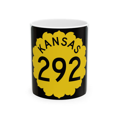 K-292 1962 (Kansas) (Road Sign) White Coffee Mug