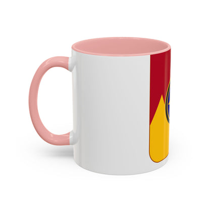 607th Armored Field Artillery Battalion v2 (U.S. Army) Accent Coffee Mug
