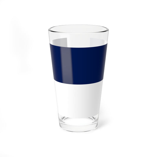 Flag dark blue 19x10 (China) Pint Glass 16oz