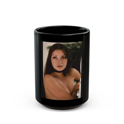 Jane Seymour #27 (Vintage Female Icon) Black Coffee Mug-15oz-Go Mug Yourself