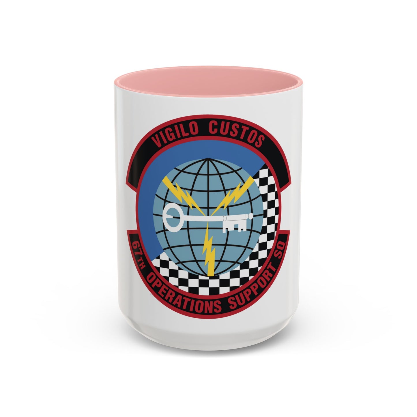 67th Operations Support Squadron (U.S. Air Force) Accent Coffee Mug