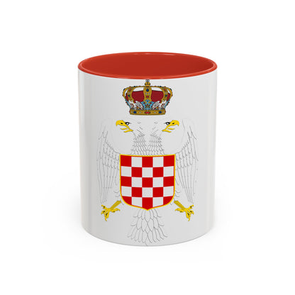 Greater coat of arms of the Banate of Croatia - Accent Coffee Mug