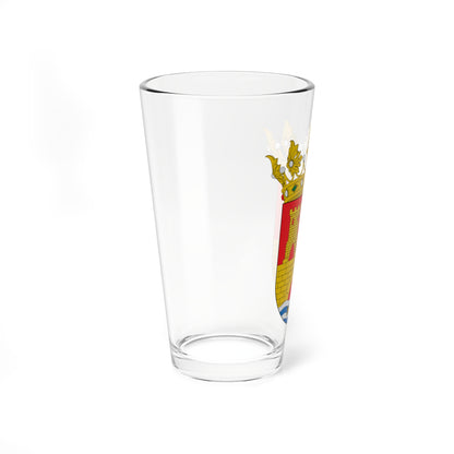 Escudo de Alhama de Aragón (Spain) (Coat of Arms) Pint Glass 16oz