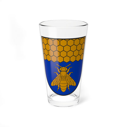 Coat of Arms of Viļāni (Latvia) (Coat of Arms) Pint Glass 16oz
