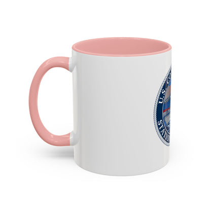 USCG STA MENEMSHA (U.S. Coast Guard) Accent Coffee Mug