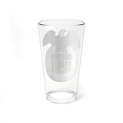 Seal of the United States Merchant Marine (United States) (Coat of Arms) Pint Glass 16oz