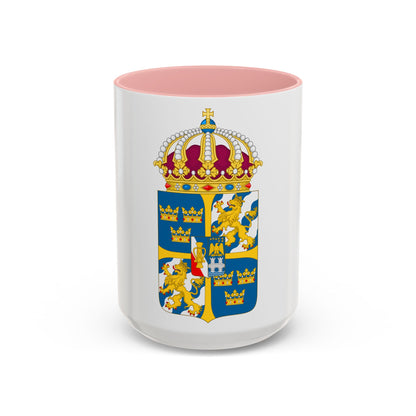 Great coat of arms of Sweden 4 - Accent Coffee Mug