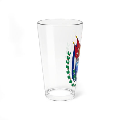 Coat of Santici Spíritus (Cuba) (Coat of Arms) Pint Glass 16oz