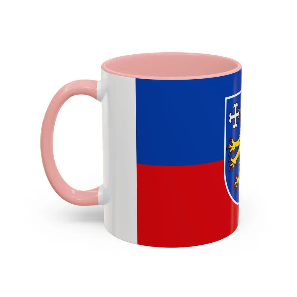 Flag of Friesland Germany - Accent Coffee Mug-Go Mug Yourself