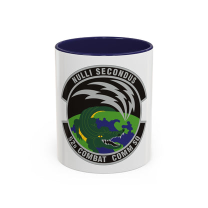52d Combat Communications Squadron (U.S. Air Force) Accent Coffee Mug