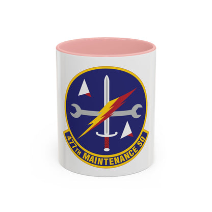477th Maintenance Squadron (U.S. Air Force) Accent Coffee Mug