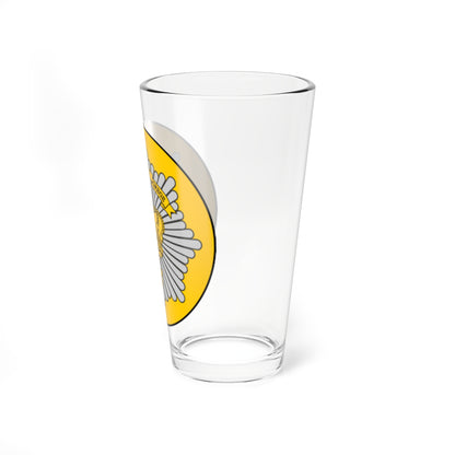 Emblem for the Danish Royal Life Guards IV Battalion (Denmark) (Coat of Arms) Pint Glass 16oz