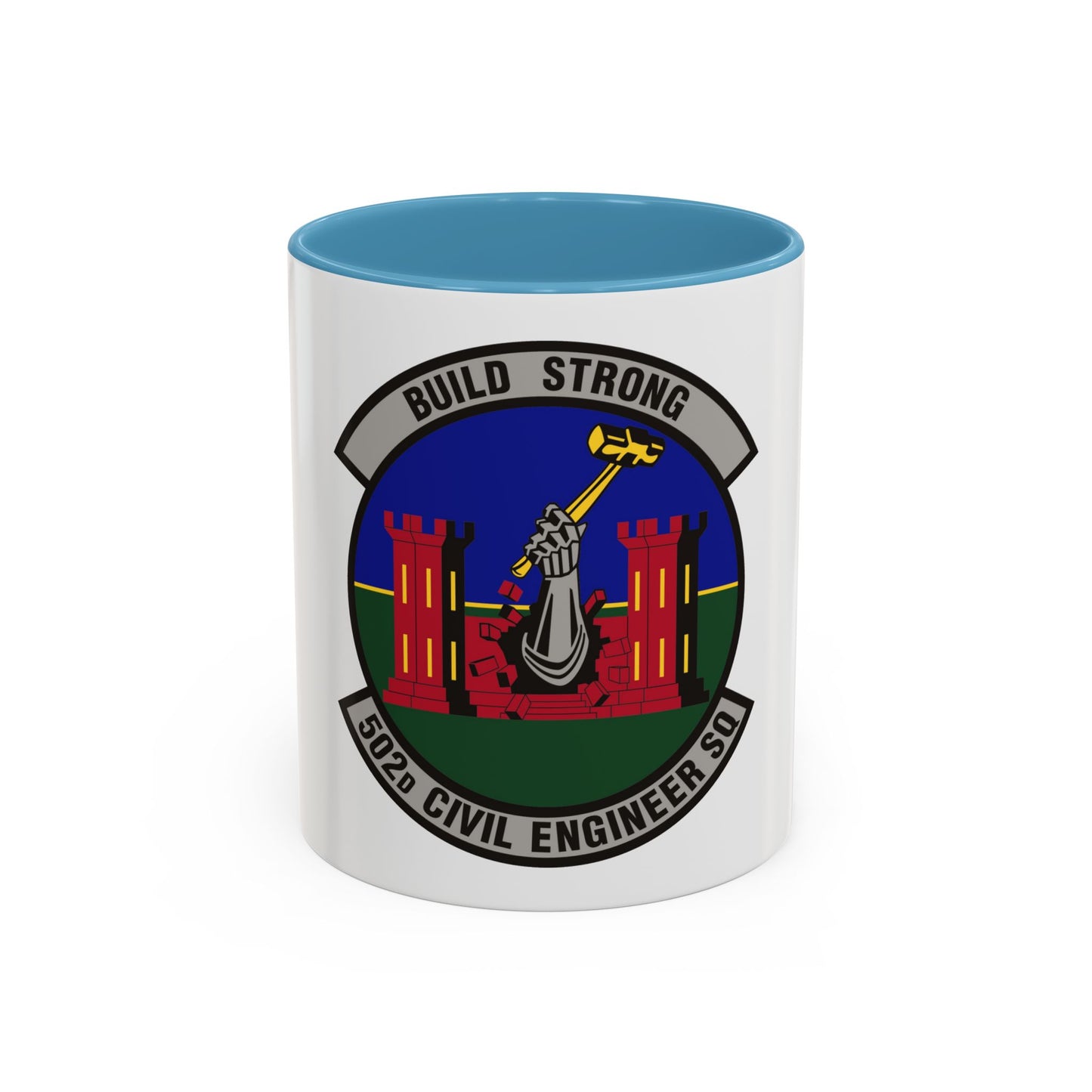 502d Civil Engineer Squadron (U.S. Air Force) Accent Coffee Mug