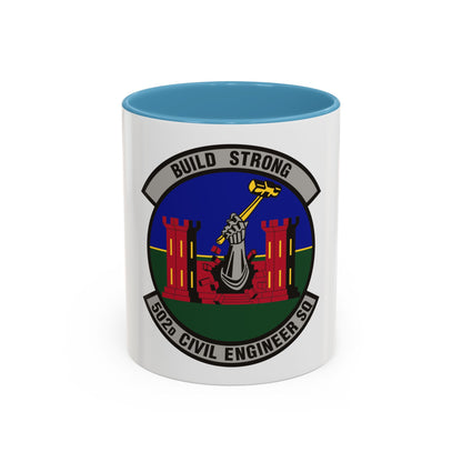 502d Civil Engineer Squadron (U.S. Air Force) Accent Coffee Mug