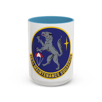 563d Maintenance Squadron (U.S. Air Force) Accent Coffee Mug