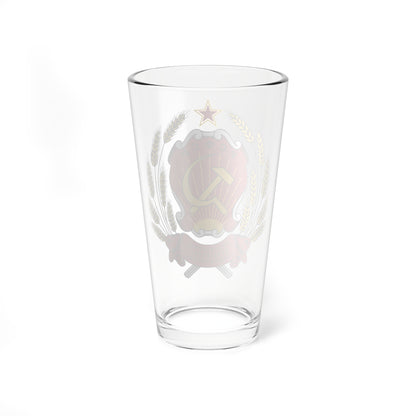 Emblem of the Russian SFSR 1978-1991 Emblem of Russia 19911992 (Russia) (Coat of Arms) Pint Glass 16oz