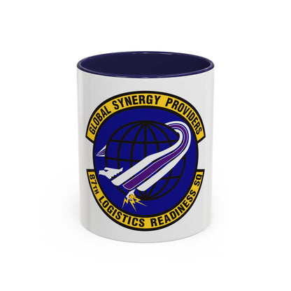 87 Logistics Readiness Squadron AMC (U.S. Air Force) Accent Coffee Mug