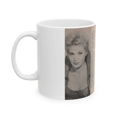 Kim Novak #147 - Scanned Mag. 66 Photos (Vintage Female Icon) White Coffee Mug-Go Mug Yourself