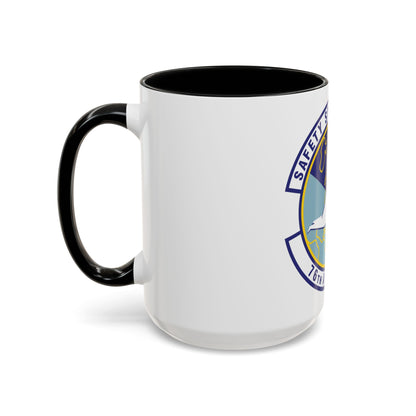 76th Airlift Squadron (U.S. Air Force) Accent Coffee Mug