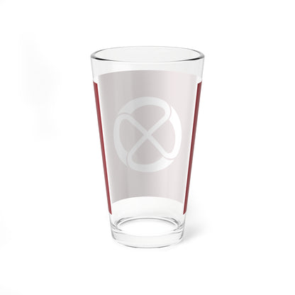 Flag of Iida Nagano (Japan) Pint Glass 16oz
