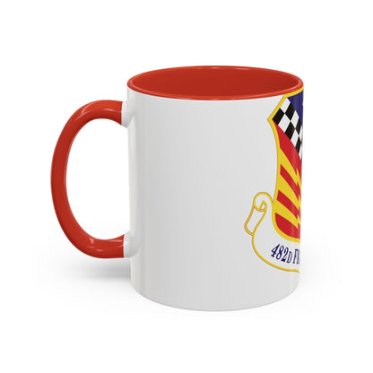 482d Fighter Wing (U.S. Air Force) Accent Coffee Mug