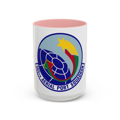 305 Aerial Port Squadron AMC (U.S. Air Force) Accent Coffee Mug