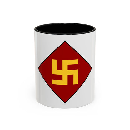 Patch of the 45th Infantry Division 19241939 (U.S. Army) Accent Coffee Mug