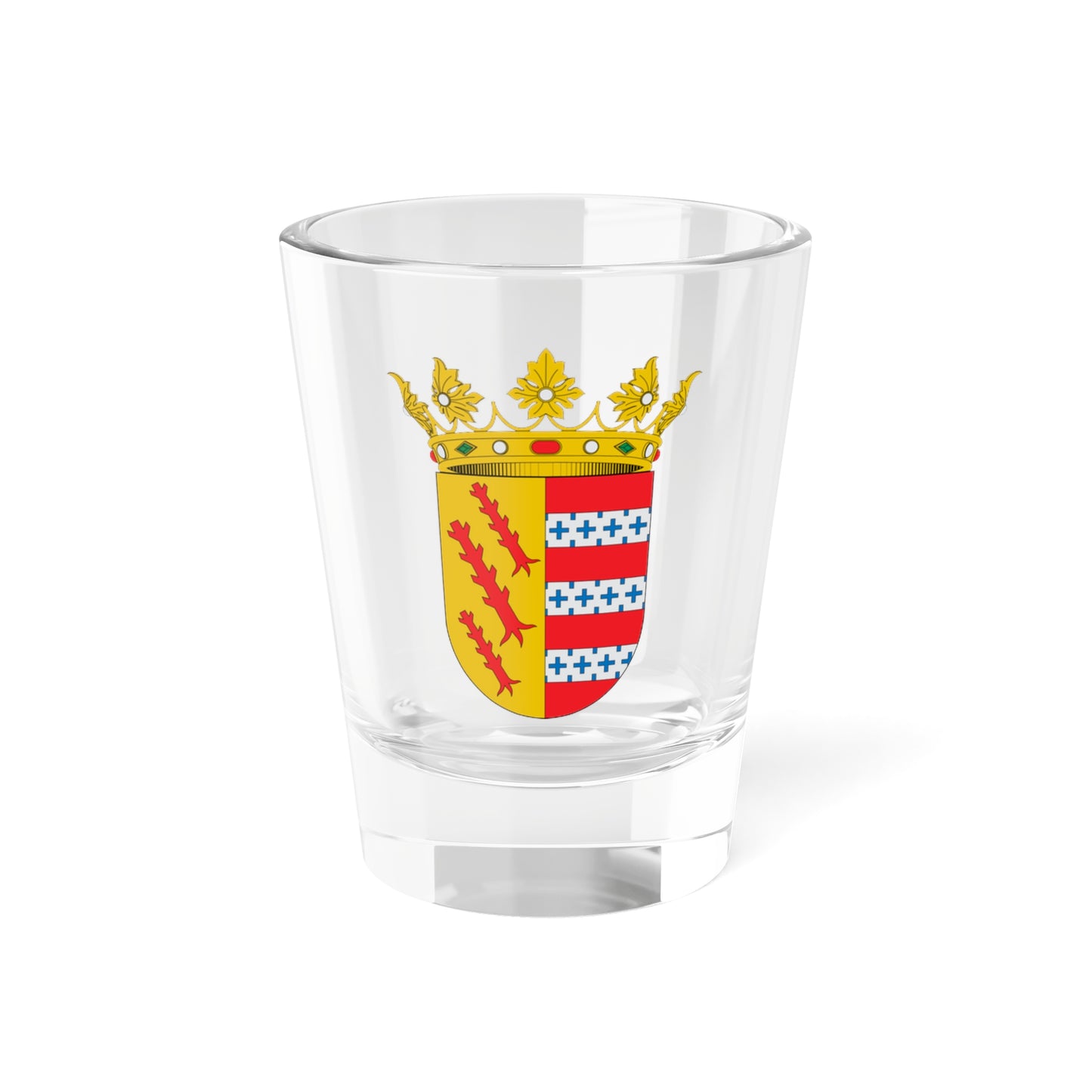 Escudo del ducado de Zaragoza (Spain) (Coat of Arms) Shot Glass 1.5oz