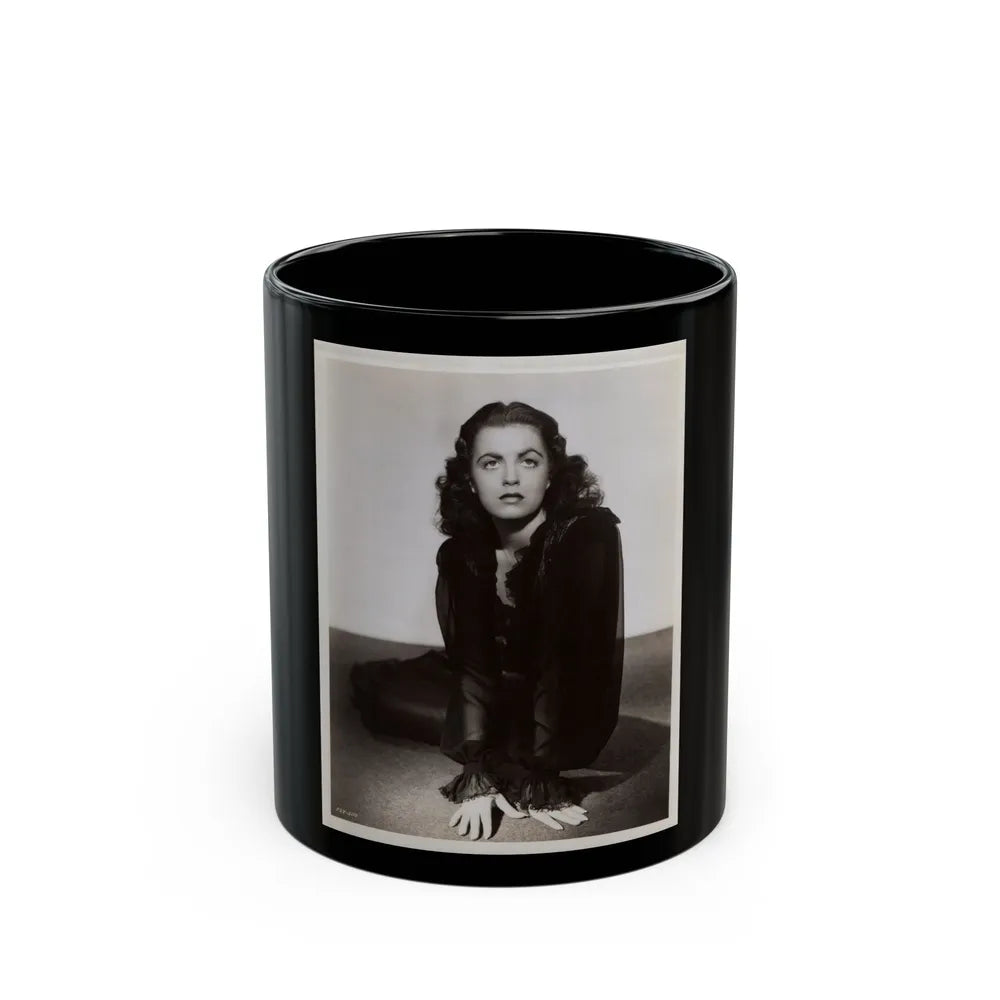 Faith Domergue #148 1 (Vintage Female Icon) Black Coffee Mug-11oz-Go Mug Yourself