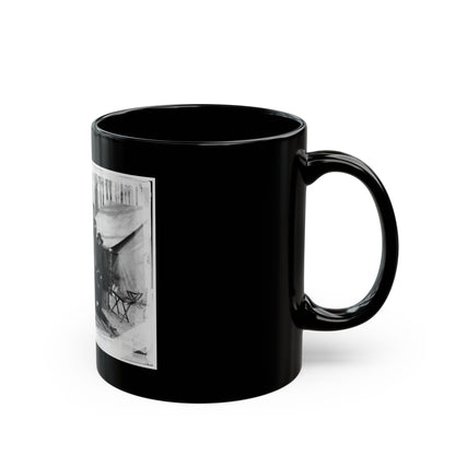 Petersburg, Virginia. Group Of Engineers And Draughtsmen, Headquarters, Army Of The Potomac (U.S. Civil War) Black Coffee Mug
