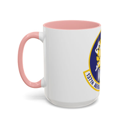 137th Aerial Port Squadron (U.S. Air Force) Accent Coffee Mug