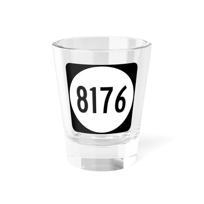 PR tertiary 8176 (Puerto Rico) (Road Sign) Shot Glass 1.5oz