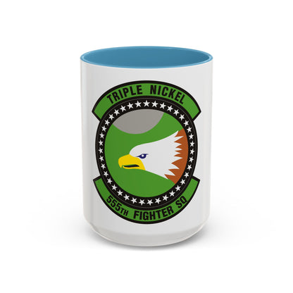555th Fighter Squadron (U.S. Air Force) Accent Coffee Mug