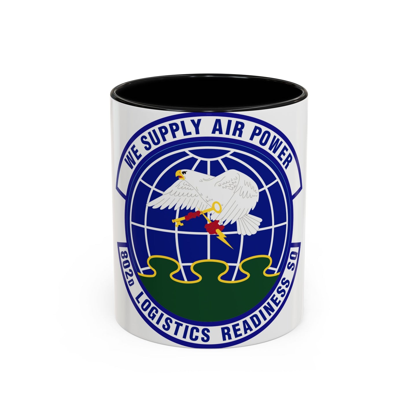 802d Logistics Readiness Squadron (U.S. Air Force) Accent Coffee Mug