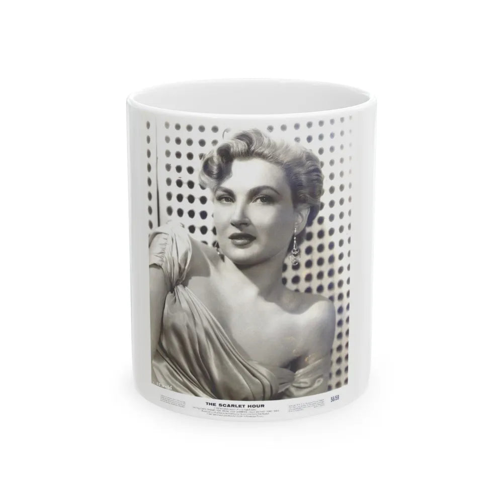 Carol Ohmart #06 (Vintage Female Icon) White Coffee Mug-11oz-Go Mug Yourself