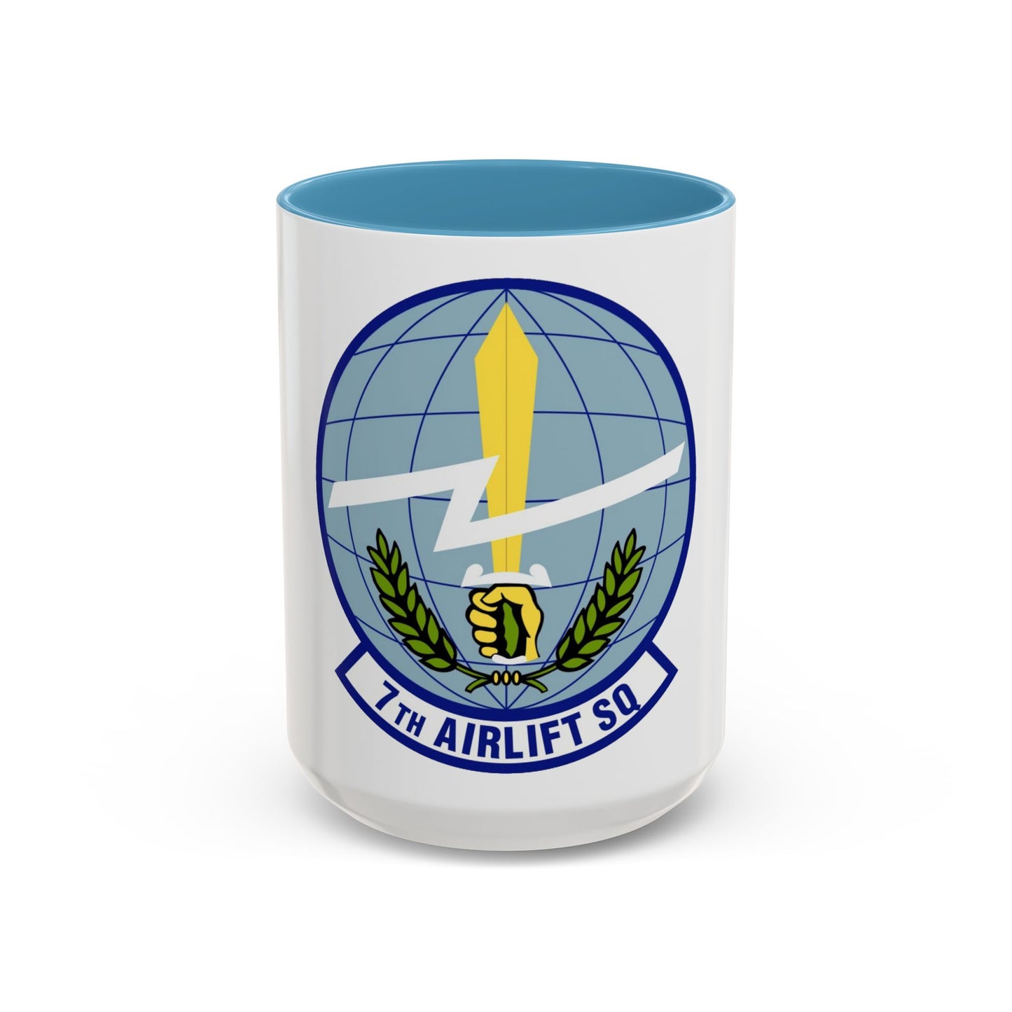7th Airlift Squadron (U.S. Air Force) Accent Coffee Mug
