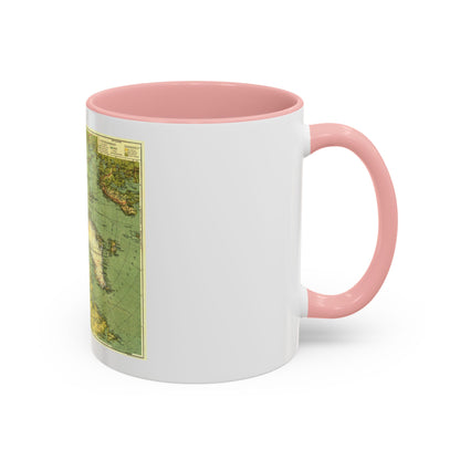 Arctic Regions (1925) (Map) Accent Coffee Mug