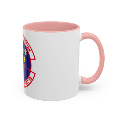 707 Force Support Squadron AFISRA (U.S. Air Force) Accent Coffee Mug